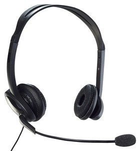 Accutone L400 USB (Гарнитура для компьютера, call-центра USB, два наушника)