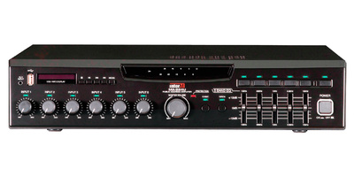 Inter-M MA-206U (Цифровой микшер-усилитель с USB-медиаплеером, 5 зон, 60 Вт, 5 унив., 1 лин., вход А