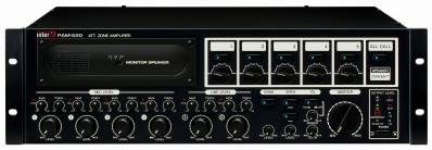 Inter-M PAM-510 (Усилитель микшер для встраиваемых модулей 120 Вт, 5 зон, 3-пол. Граф. эквалайзер,  