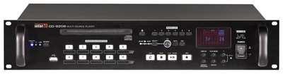 Inter-M CD-6208 (CD/MP3-проигрыватель на 1 диск, с портом USB и внутренней флеш-памятью на 8 Gb.)