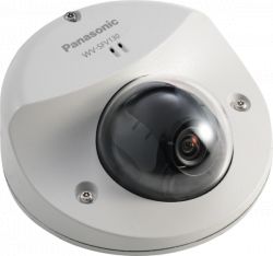 Panasonic WV-SFV130M IP-видеокамера купольная  3Мп, Full-HD 1920x1080, 2,8 мм.M12 для транспорта
