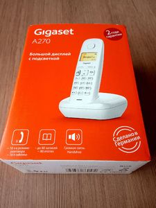 Gigaset A270 RUS White (Беспроводной телефон DECT)